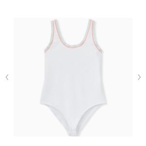 NWT TORRID SIZE 5 RAINBOW WHITE TANK BODYSUIT